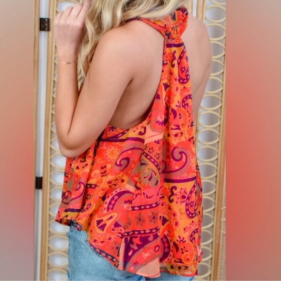 NWT Free People Strawberry Tank in XS - Picture 3 of 4